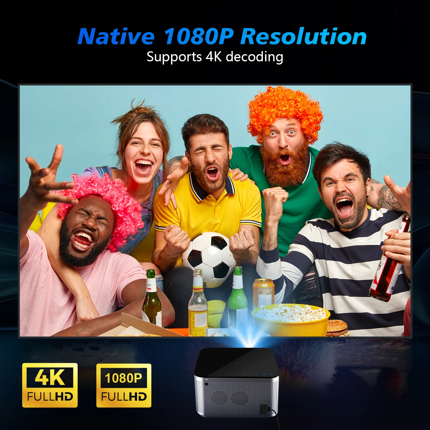 Magcubic 580ANSI Auto Focus Projector Android 11 4K 1080P Wifi6 Voice Control Allwinner H713  BT5.0 Home Cinema HY350 Pro