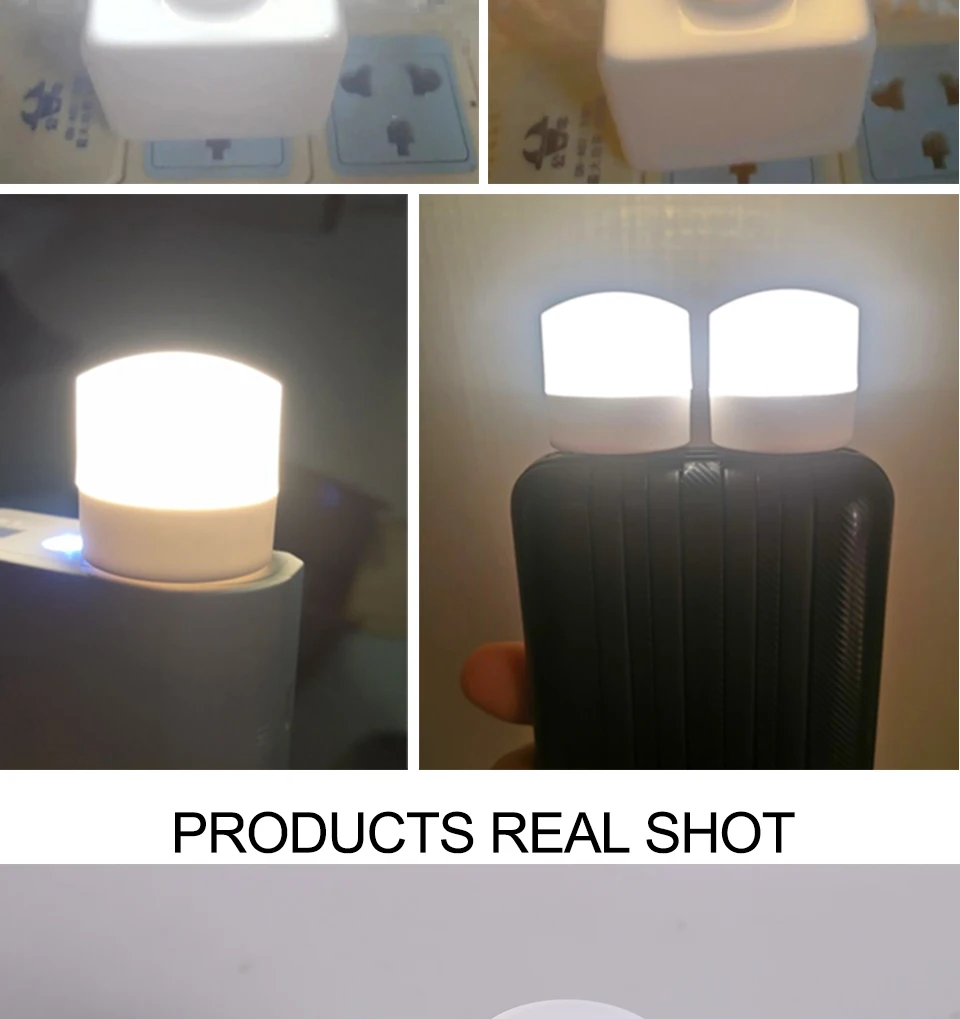 5pcs USB LED Reading Lamp Mini Book Light Camping Night Lights Table Lamps For Power Bank PC Notebook Laptop USB Night Light