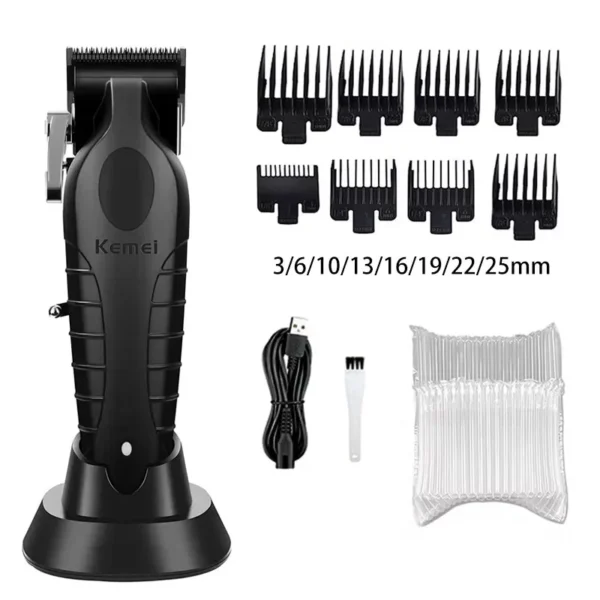 Kemei KM-2296 KM-2299 KM-1102 Professional Hair Clipper Kit Electric Shaver Male Hair Cutting Machine Men’s Cordless Trimmer