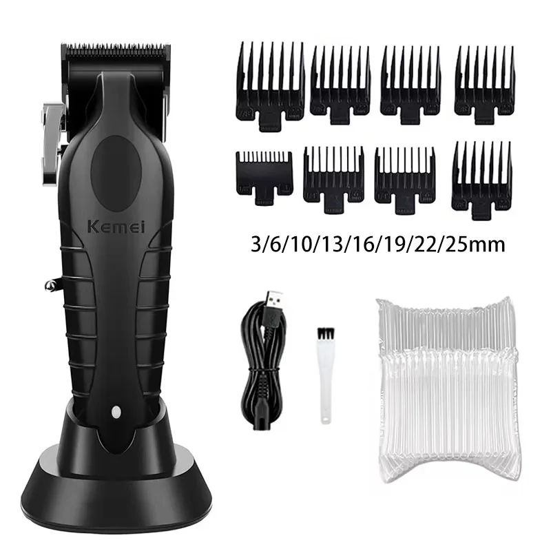 Kemei KM-2296 KM-2299 KM-1102 Professional Hair Clipper Kit Electric Shaver Male Hair Cutting Machine Men’s Cordless Trimmer
