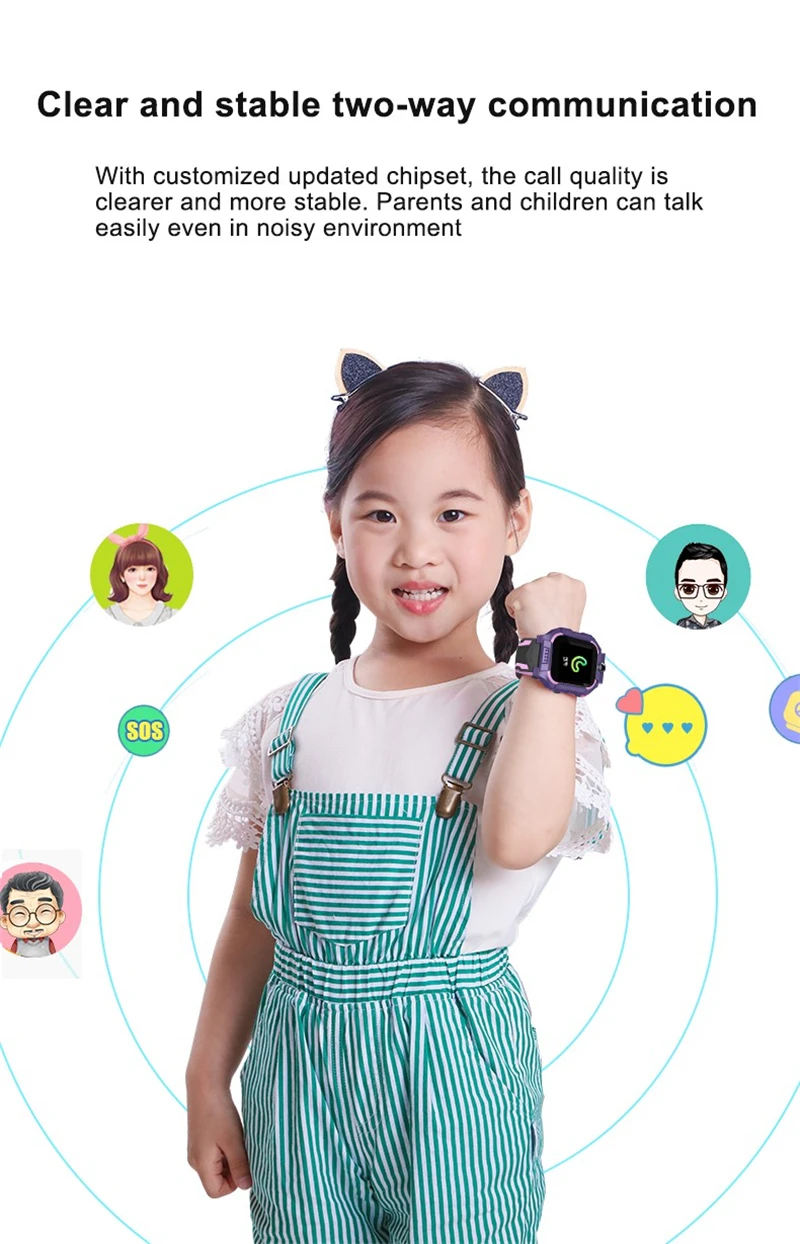 Smart Watch Kids 2g Sim Card Smartwatch for Children SOS Tracker Call Phone Camera Voice Chat Photo Boys Girls Birthday Gifts