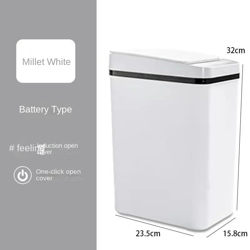 Smart Trash Can Automatic Sensor Garbage Can For Bathroom Kitchen Garbage Cube Living Room Recycle Bins Home Accessories