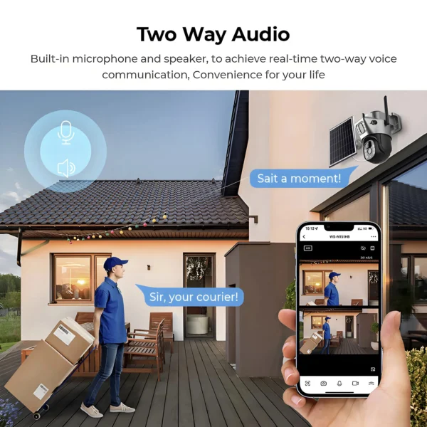 4G Solar Camera 2 Lens CCTV Camera 4K 8MP HD Night Vsion Wirless WiFi Camera Outdoor Security Protection Smart Home IP Cameras