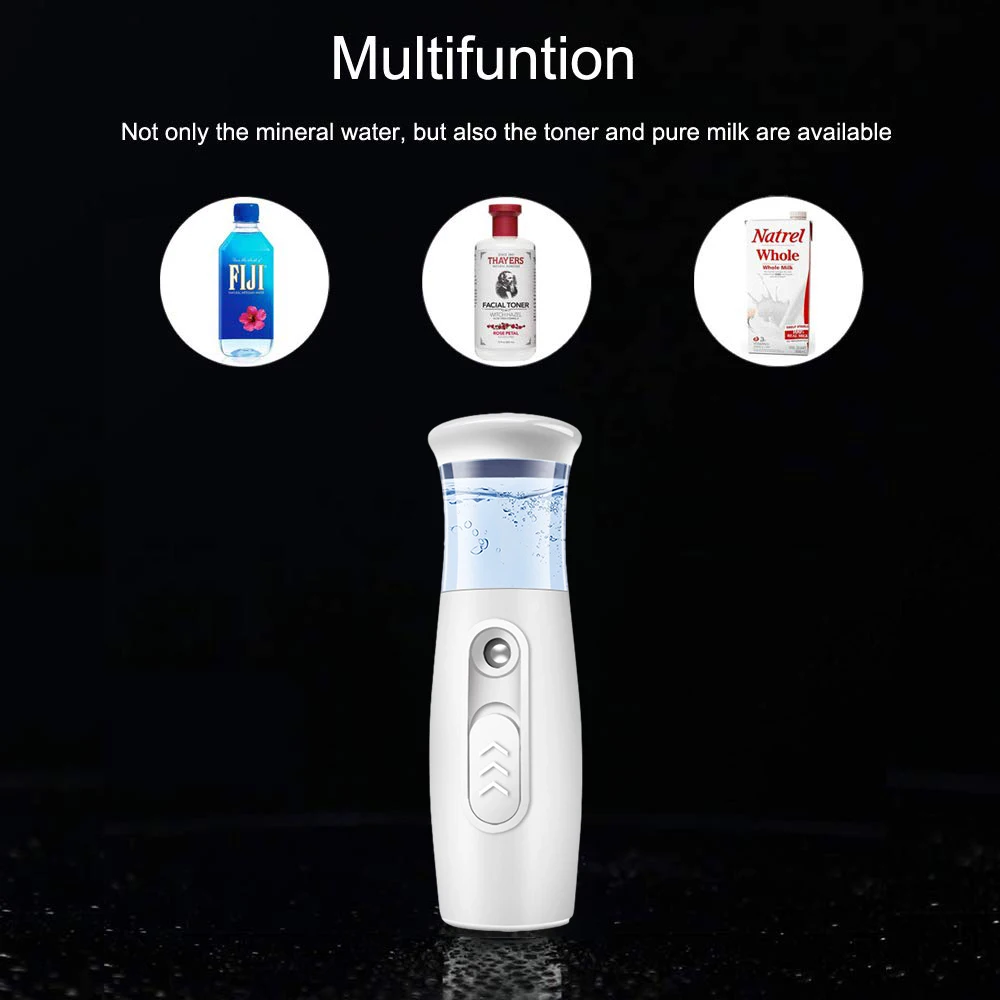 Nano Mist Facial Sprayer USB Humidifier Rechargeable Nebulizer Face Steamer Moisturizing Beauty Instruments Face Skin Care Tools
