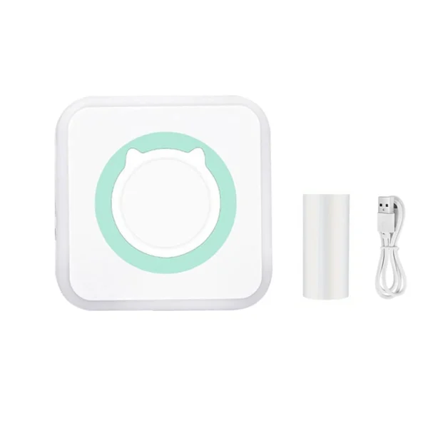 Portable Mini printer,thermal pocket Label  printer, for Android or IOS APP, inkless sticker printer, suitable for home, office