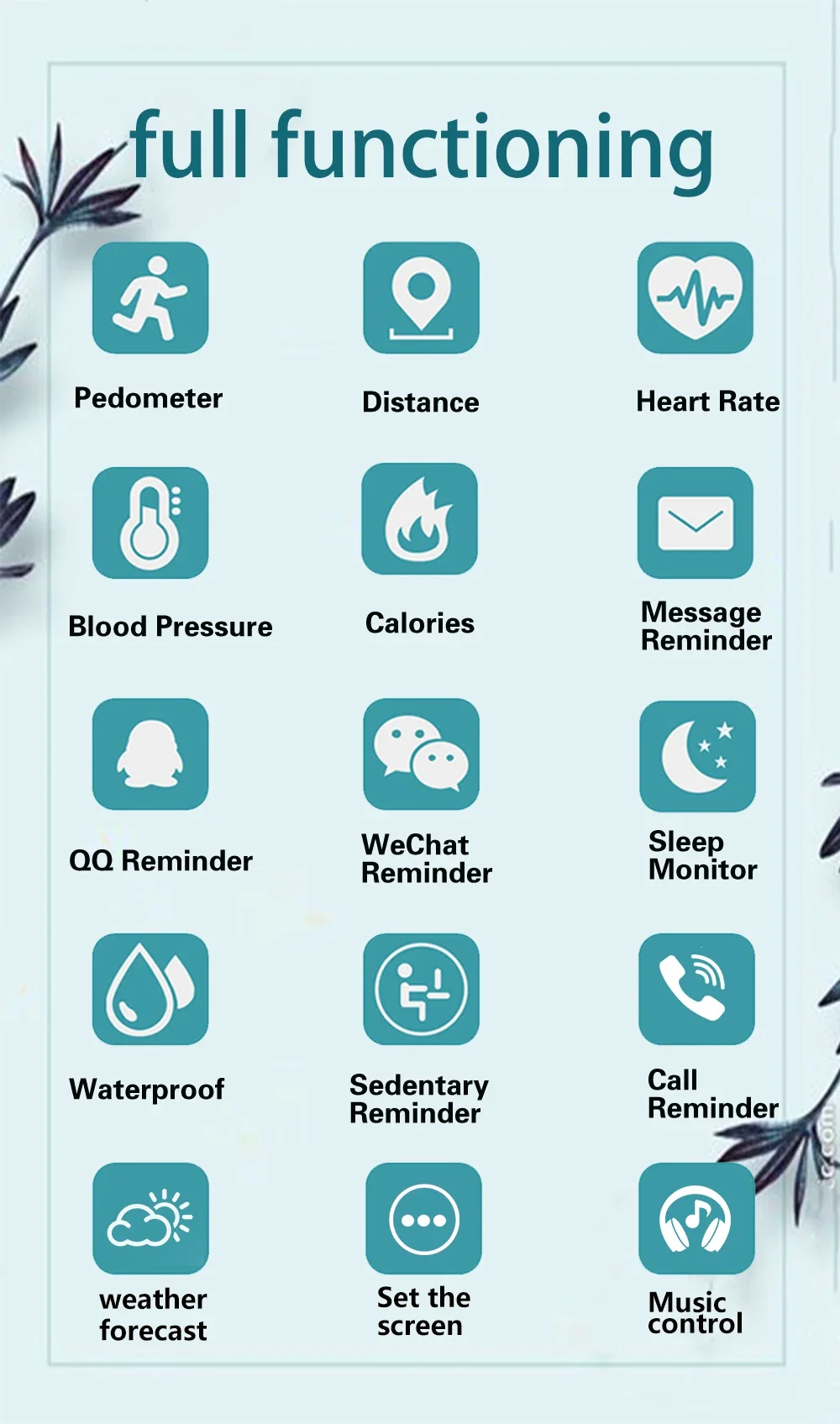 M7 Smart Band Watch Silicone Heart Rate Smart Band Varied Dials Fitness Tracker Blood Pressure Sport Bracelet For Mi Band 7