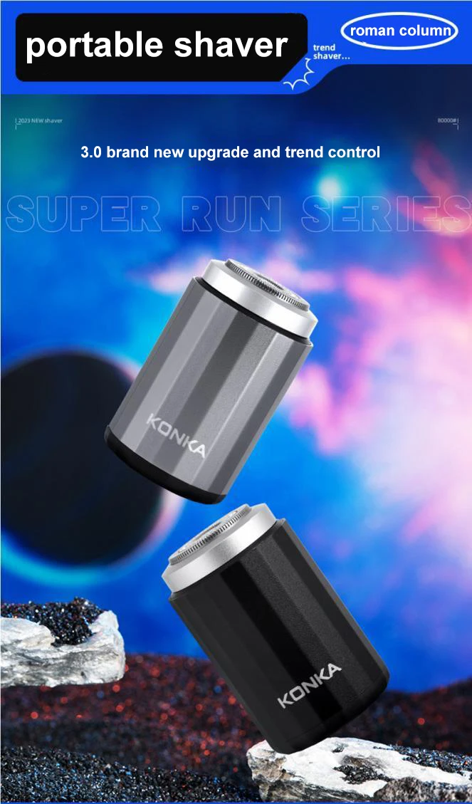 2025 NEW Type-c Rechargable Mini Portable Waterproof Electric Shaver  Strong High Speed Long Endurance Suitable Wet and Dry