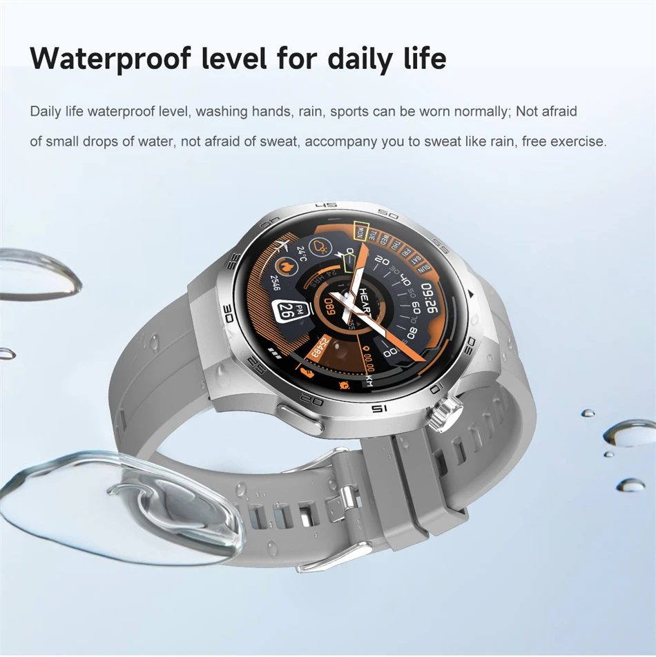 New For Huawei Watch GT5 Pro Smart Watch HD AMOLED Screen NFC GPS Tracker Bluetooth Call Health Waterproof Smartwatch Men Women