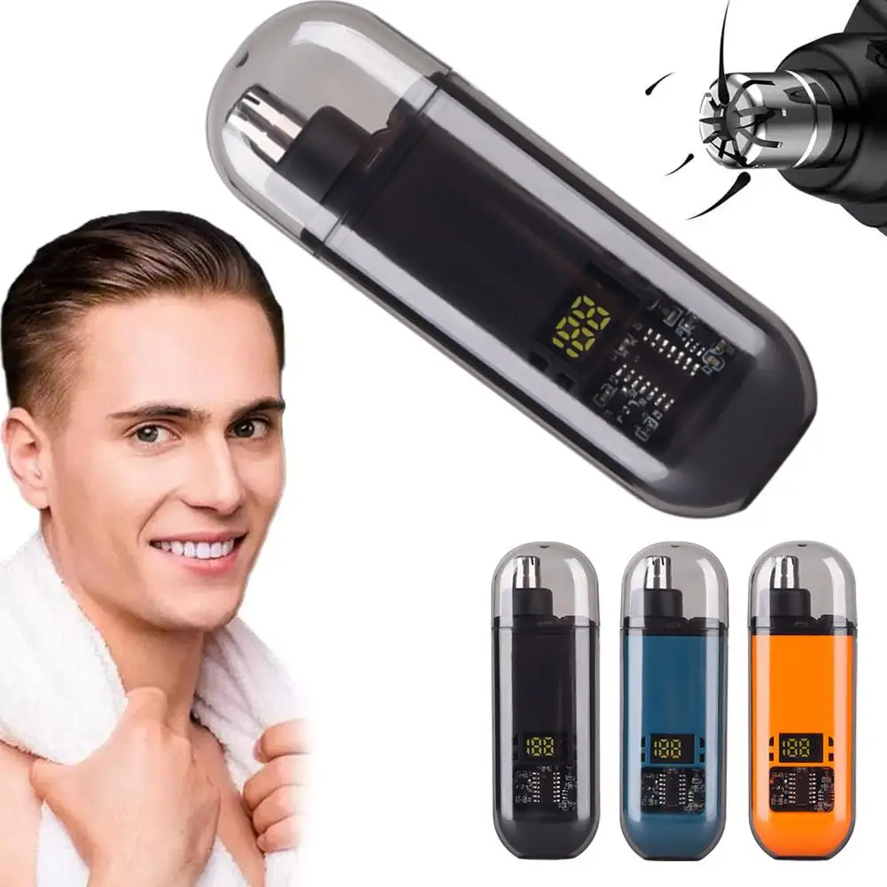 2 in 1 Electric Nose Hair Trimmer Clipper Rechargeable Multi-kinetic Shaving Unisex Automatic Washable Personal Care Appliances