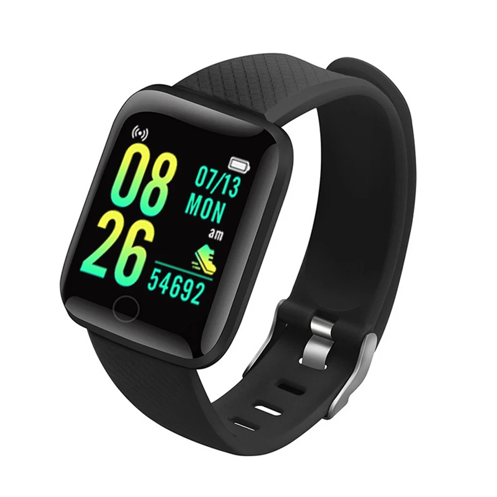 116plus Smart Watch For Men Women Gift 1.3 inch Screen Sports Fitness Watches Wristwatch Bluetooth 5.0 Calls Digital Smartwatch