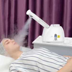 S2aca927aeebc489ebe1beaa462434d69a.webp Facial Steamer Hydrating and Moisturizing Adjustable Nozzle for Unclogs Pores Deep Hydration & Cleansing Face Skin Care at Home