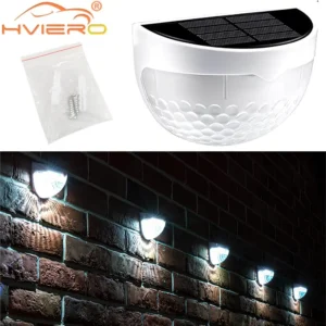 S2b991ca21abd424a82825435a6ed1fc1D.webp Outdoor Wall Lamp Solar Hedge Light 6LED Half Round Ladder Courtyard Garden Induction IP65 Waterproof Decoration Lighting Bright