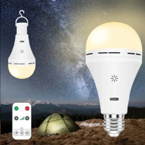 Smart Touch dimming Wireless USB battery light rechargeable led bulb Remote timing switch  for Garage outdoor tent  home use