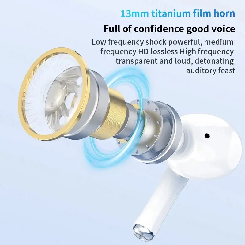 Original XIAOMI A7 Wireless Bluetooth Headset In-Ear Extra Bass Earbud HiFI Stereo Game Sport Earphone Touch control with Mic