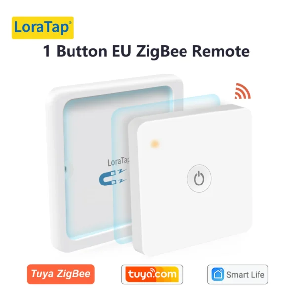LoraTap ZigBee 3.0 Wireless 13 Types Push Button EU US Remote Controller Tuya Scene Automation Control Switch Smart Life App