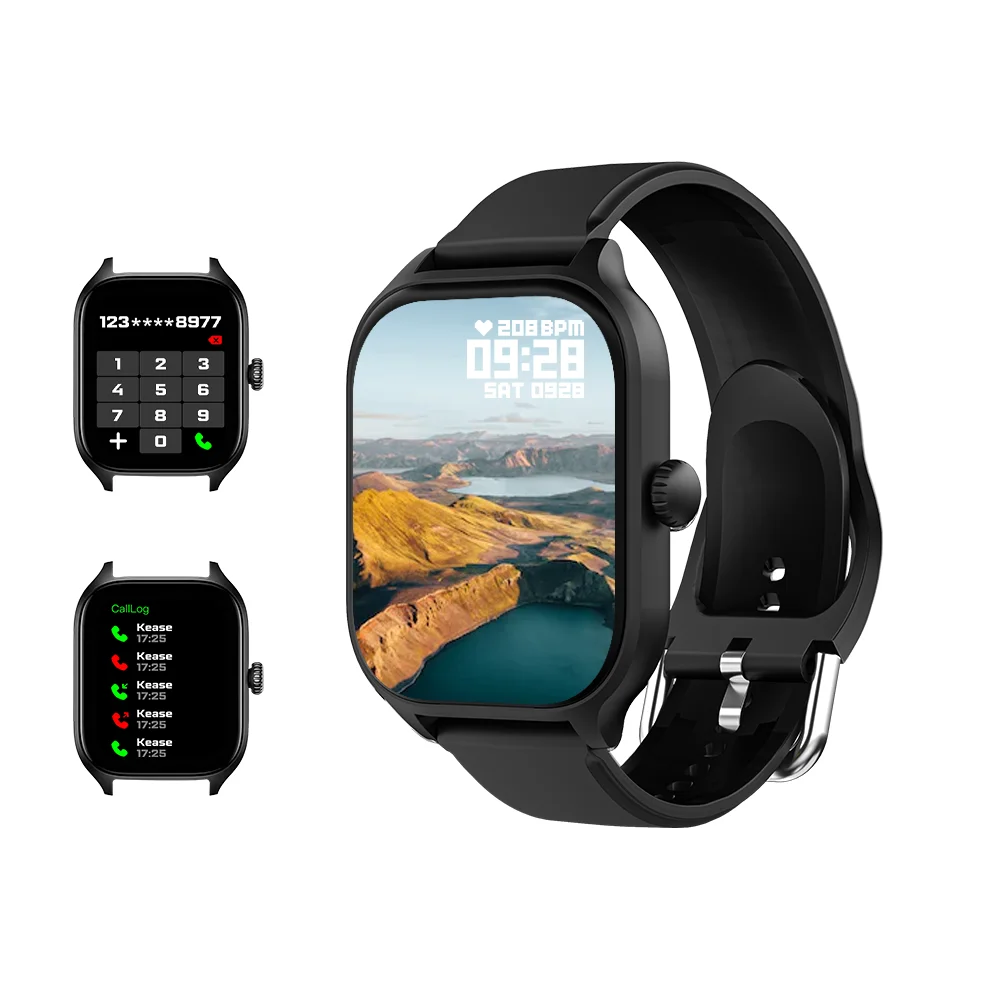 LAXASFIT 2025 New H9 Smartwatch Dial to Answer Calls Calorie Tracking Heart Rate Blood Oxygen Monitoring Bluetooth Smartwatch