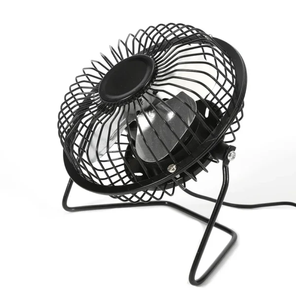 4/6-inch Desk Fan Strong Wind Silent USB Fan Portable Small Fan 360 Degree Rotatable Summer Cooling for Desktop Office Table PC