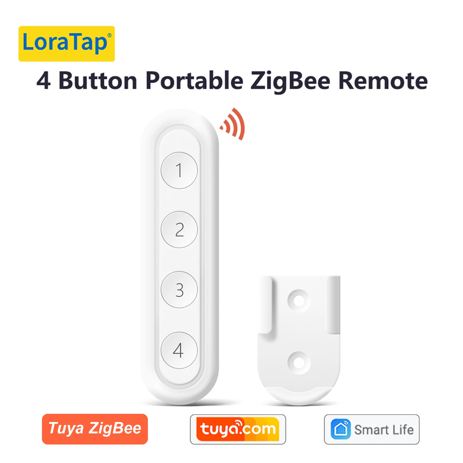 LoraTap ZigBee 3.0 Wireless 13 Types Push Button EU US Remote Controller Tuya Scene Automation Control Switch Smart Life App
