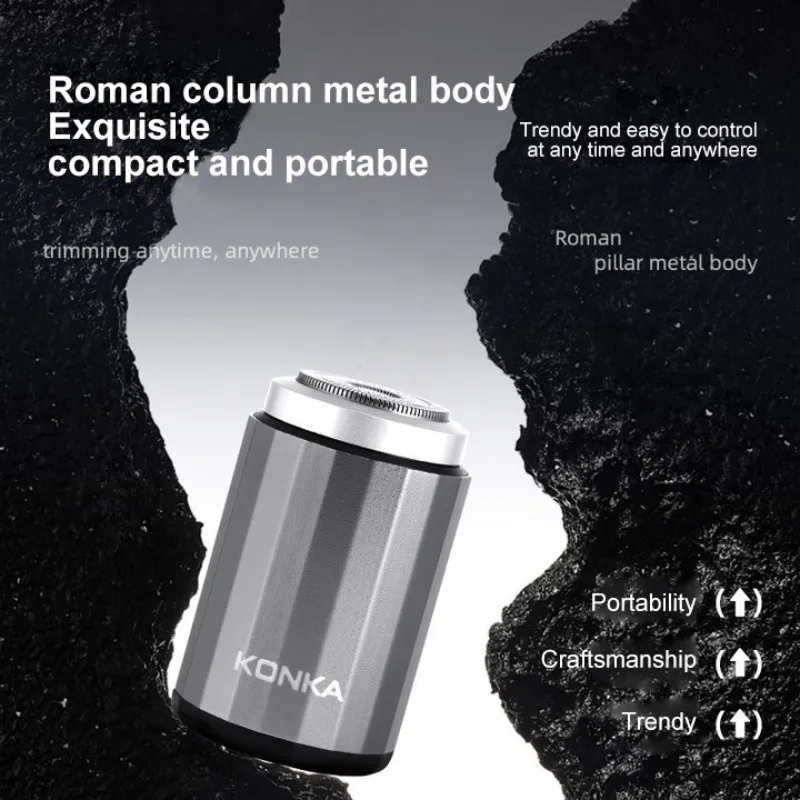 2025 NEW Type-c Rechargable Mini Portable Waterproof Electric Shaver  Strong High Speed Long Endurance Suitable Wet and Dry