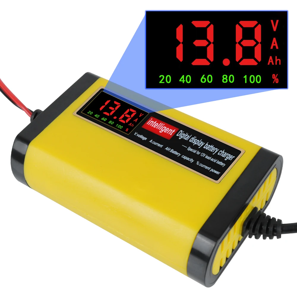 S335241fd2532436c807870488746e97ah.webp 2A Intelligent Fast Power Charging 3 Stages Lead Acid AGM GEL Battery-chargers Car Battery Charger