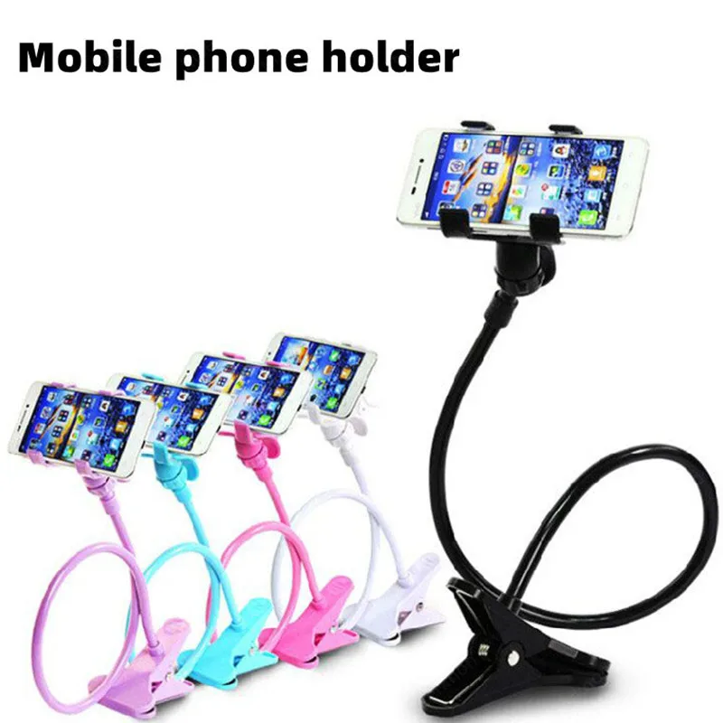 Universal Mobile Phone Holder Long Arm Lazy Bracket Clip Stand Stents Flexible Bed Desk Table Clip Bracket for Smartphone Holder