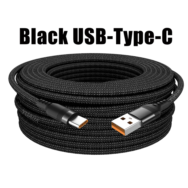 USB TYPE C Fast Charge Cable LIGHTNING 3m 5 Meters USB C Android Micro USB Extend Charging Cable for iPhone 14 Xiaomi OnePlus