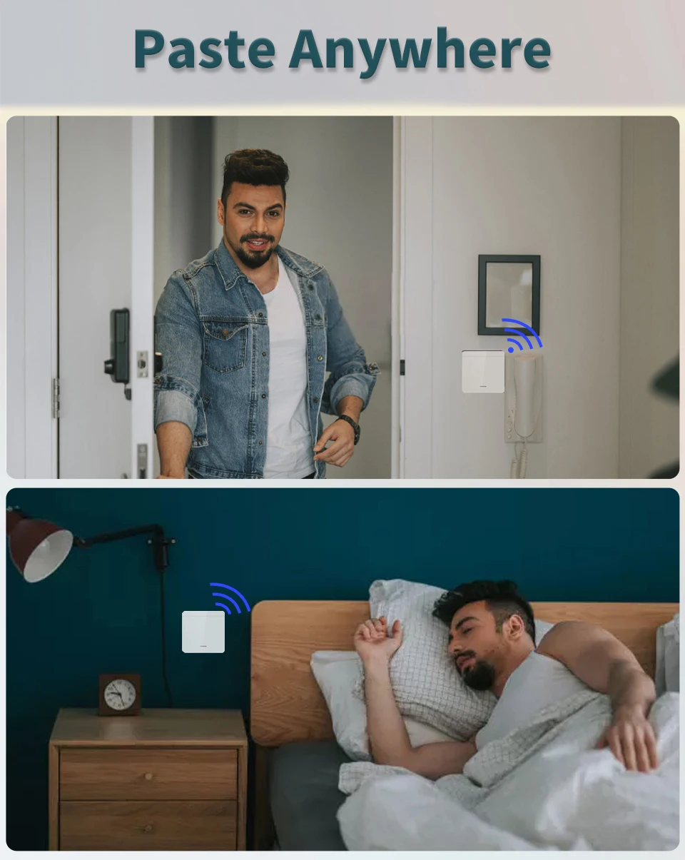 Tuya WiFi Smart Light Switch Smart Home Wireless RF 433mhz Push Button Wall Switch Via Alexa Google Home Alice Smart Life App