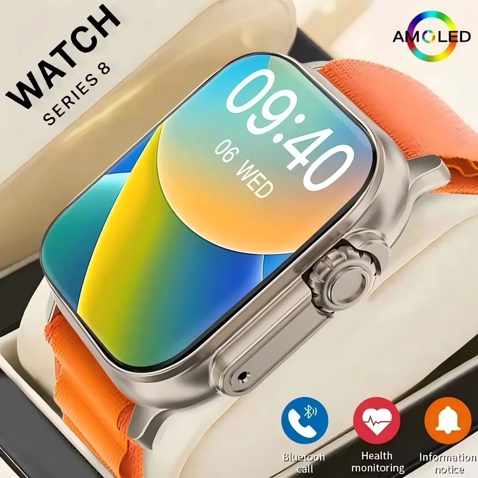 Original T900 Ultra 2 Smart Watch 49mm Men Women Bluetooth Call BT Music Game Wireless Charging NFC Smartwatch For Android IOS