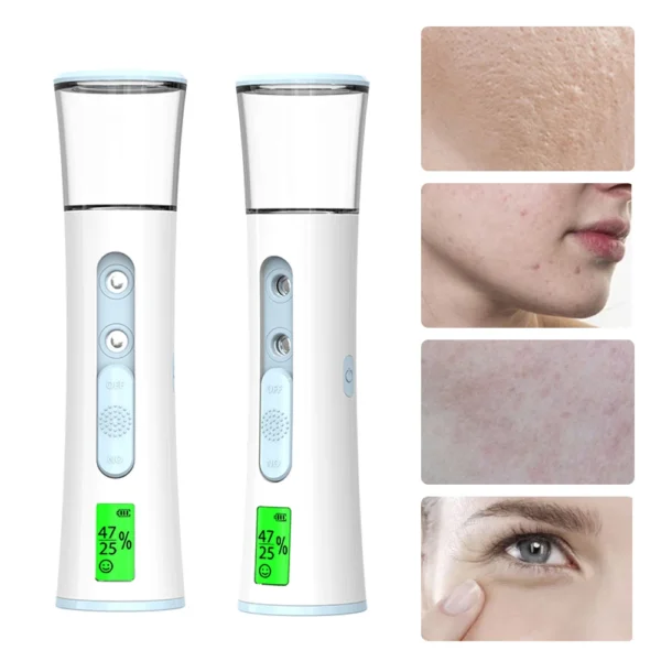 Ultrasonic Nano Mist Sprayer Cooler Face Steamer Moisturizer Steamer Humidifier Facial Mister Nebulizer Cooler Skin Care Tool