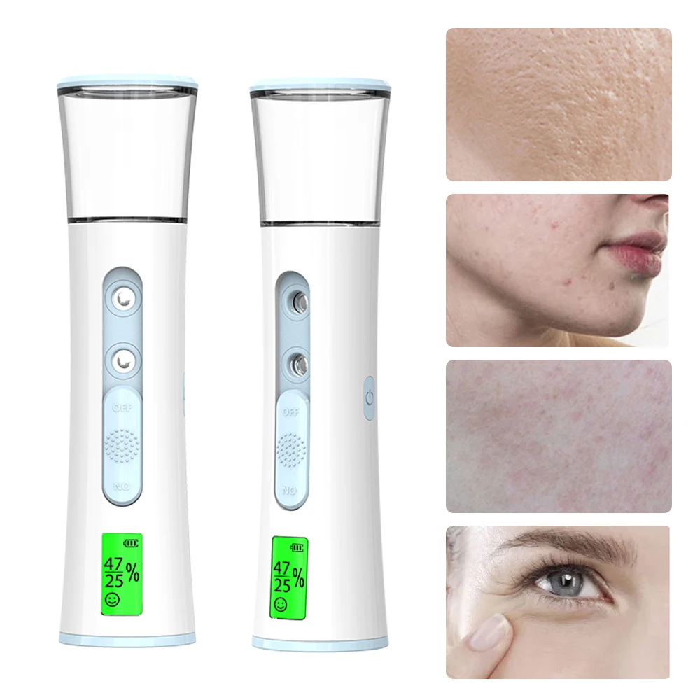 Ultrasonic Nano Mist Sprayer Cooler Face Steamer Moisturizer Steamer Humidifier Facial Mister Nebulizer Cooler Skin Care Tool