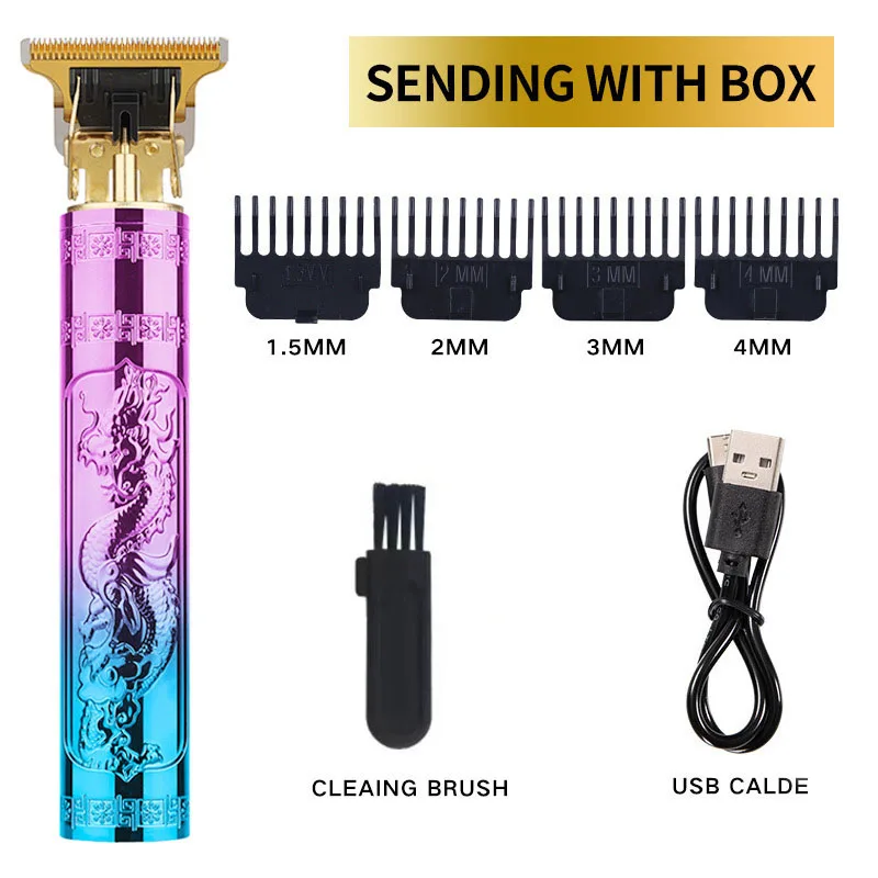 Powerful Professiona Electric Wireless Man Hairdresser Men Barber Shop Groin Beard Repairer Mustache Facial Hair Trimmer Clipper