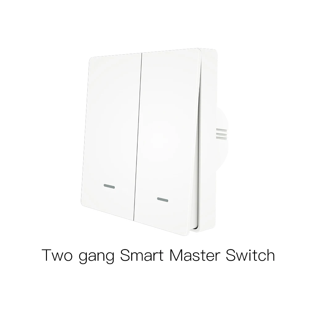 MOES WiFi Smart Push Button Wall Light Switch RF433 Transmitter Smart life Tuya App Remote Control Works with Alexa Google Home