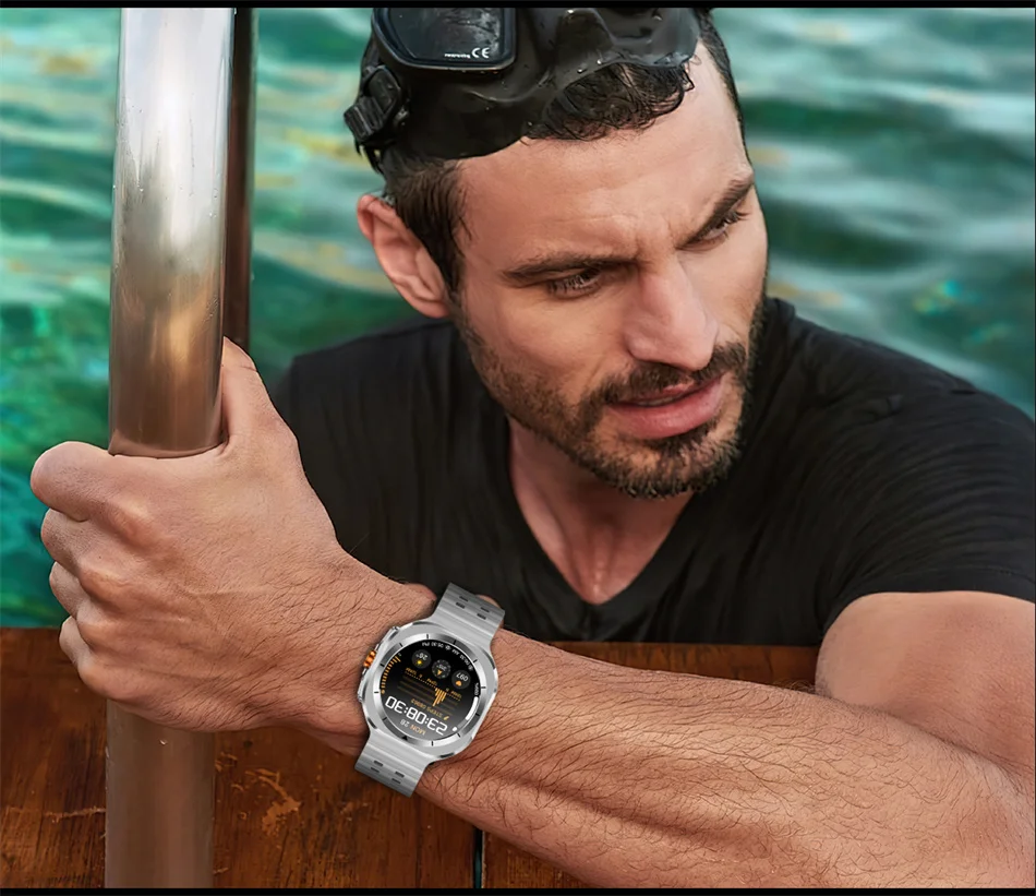 2025 New For Samsung Galaxy Watch 7 Ultra GPS NFC Smart Watch Men 1.43 " AMOLED Always Display IP68 BT Call Sports Smartwatches
