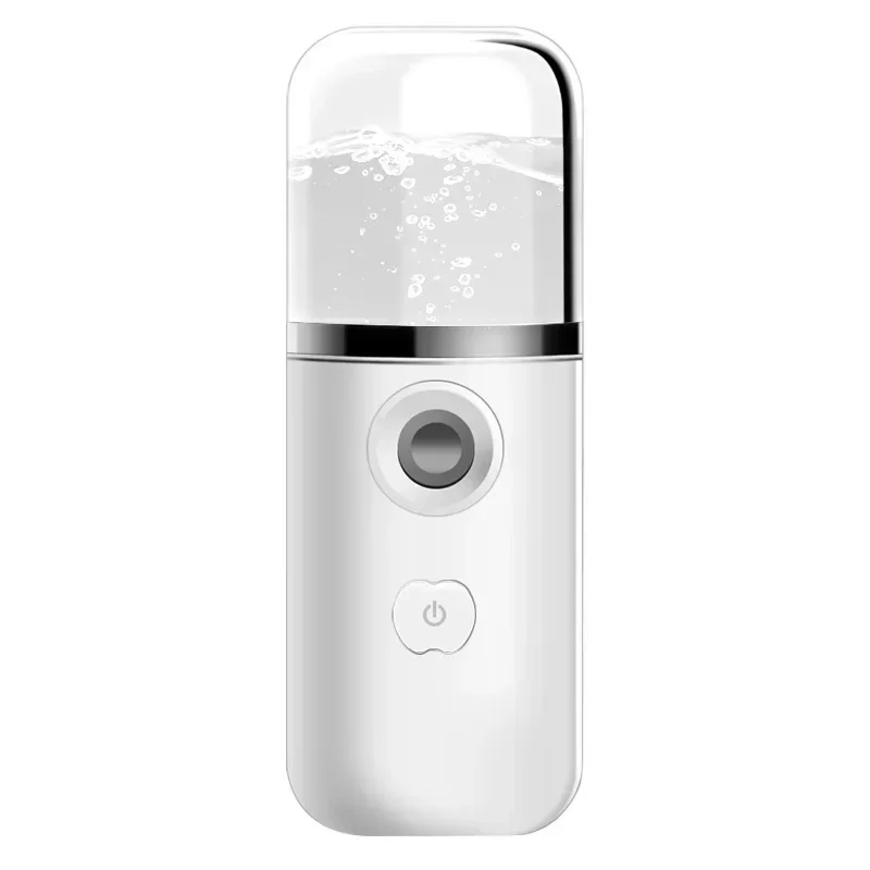 1PC Mini Portable Humidifier Nano Mister Facial Steamer Device Beauty Spray Hydrating Apparatus Cold Spray ApparatusRechargeable
