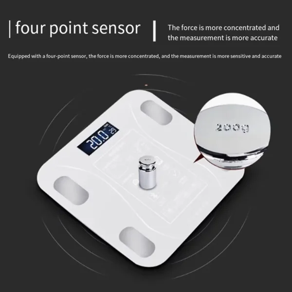 New charging smart app synchronizes body fat scales bathroom digital proportions Bluetooth weight loss body fat scales