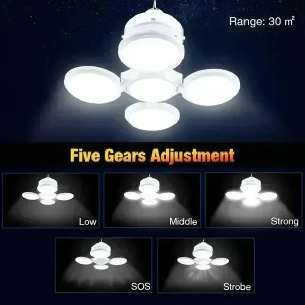Folding Solar Camping Lantern Led Rechargeable Outdoor Hanging Tent Lamp Solar/USB Portable LED Bulbs With Hook Emergency Lights