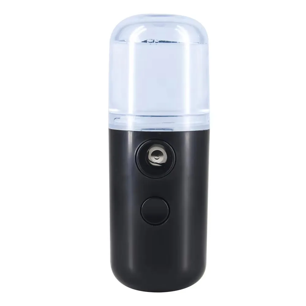 Portable Rechargeable Small Facial Steamer 30ml Mini Humidifier Home Wireless Nano Personal Face Hydrat Sprayer Cool Mist Maker