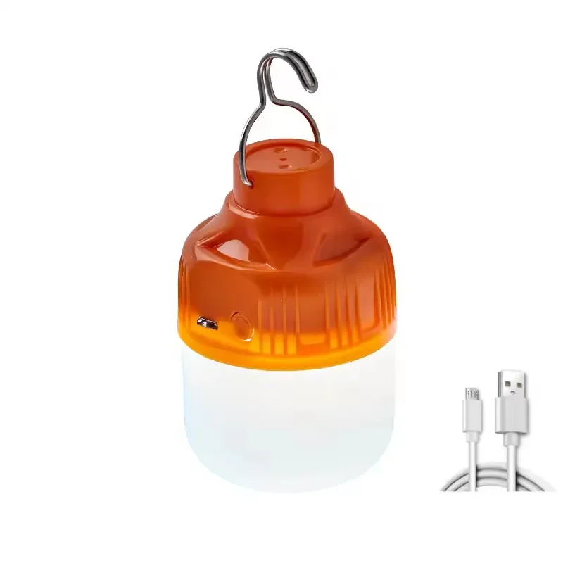 Portable Camping Light USB Rechargeable Led Bulb Emergency Lighting Flashlight Lights Outdoor Picnics Hanging Tent Light