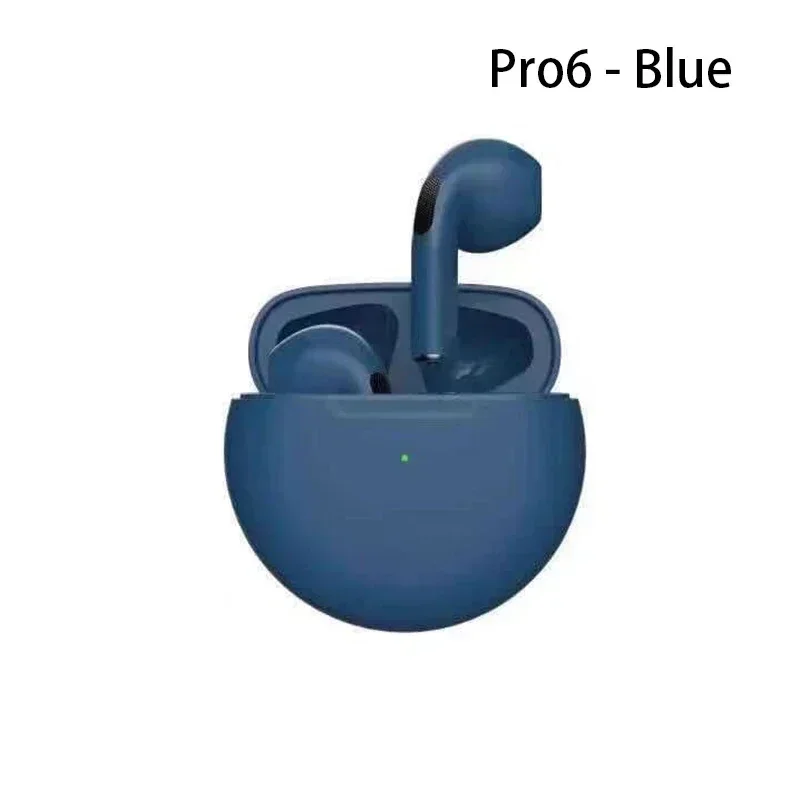 Pro 6 TWS Wireless Headphones with Mic Fone Bluetooth Earphones Sport Earbuds Running Pro6 Headset for Apple IPhone Xiaomi