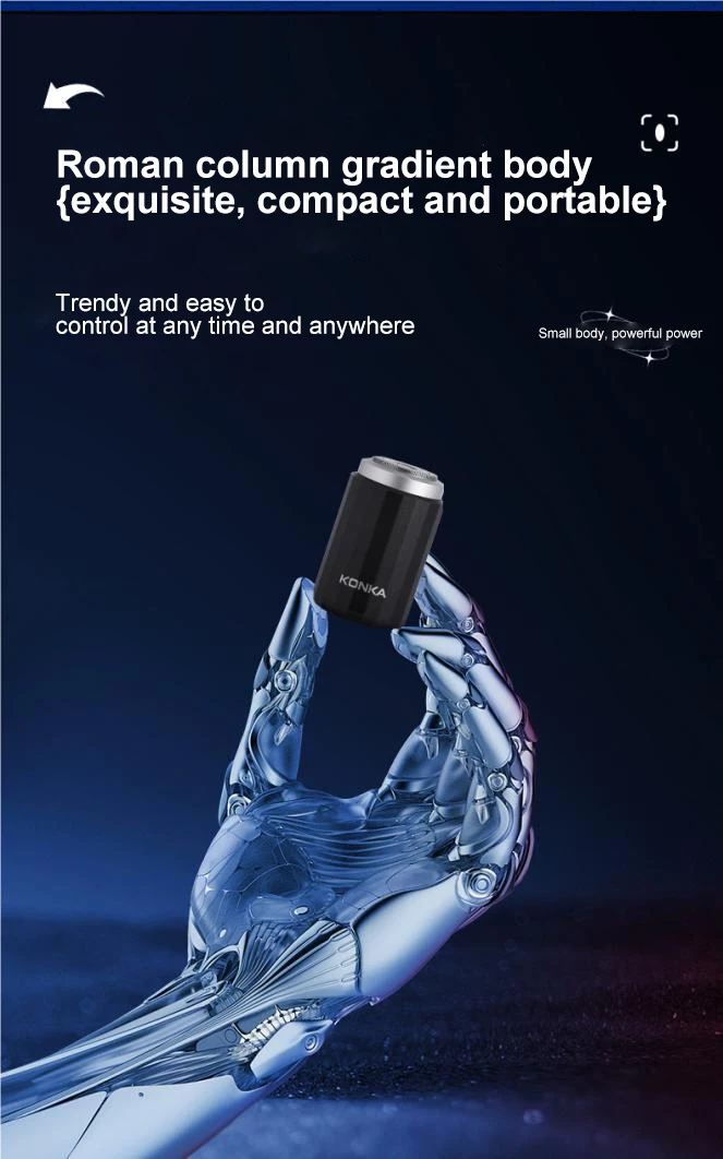 2025 NEW Type-c Rechargable Mini Portable Waterproof Electric Shaver  Strong High Speed Long Endurance Suitable Wet and Dry