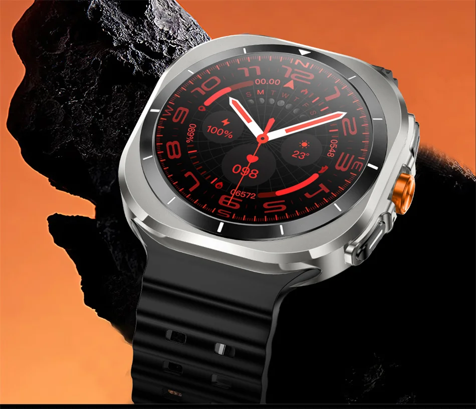 2025 New For Samsung Galaxy Watch 7 Ultra GPS NFC Smart Watch Men 1.43 " AMOLED Always Display IP68 BT Call Sports Smartwatches