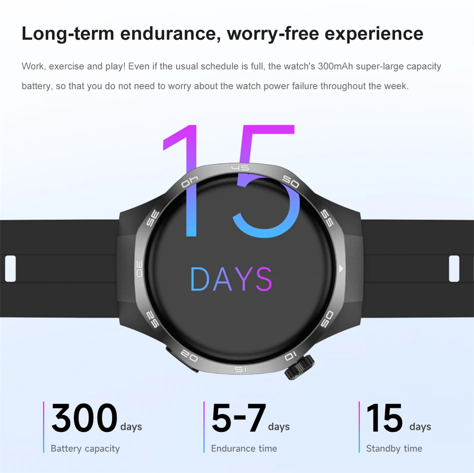 New For Huawei Watch GT5 Pro Smart Watch HD AMOLED Screen NFC GPS Tracker Bluetooth Call Health Waterproof Smartwatch Men Women