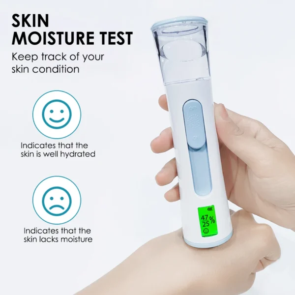 Ultrasonic Nano Mist Sprayer Cooler Face Steamer Moisturizer Steamer Humidifier Facial Mister Nebulizer Cooler Skin Care Tool
