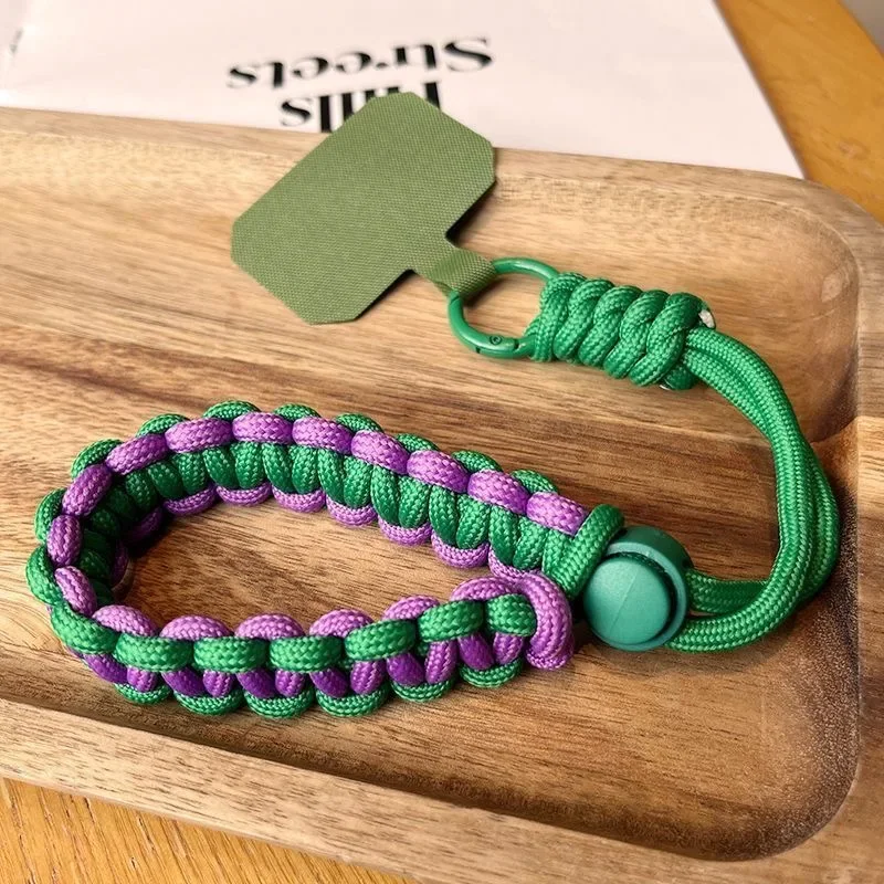 Cute Mobile Phone Lanyard Hanging Decoration Can Be Carried Twist Rope Anti-loss Pendant Fashion Strong Wrist Short Straps Band