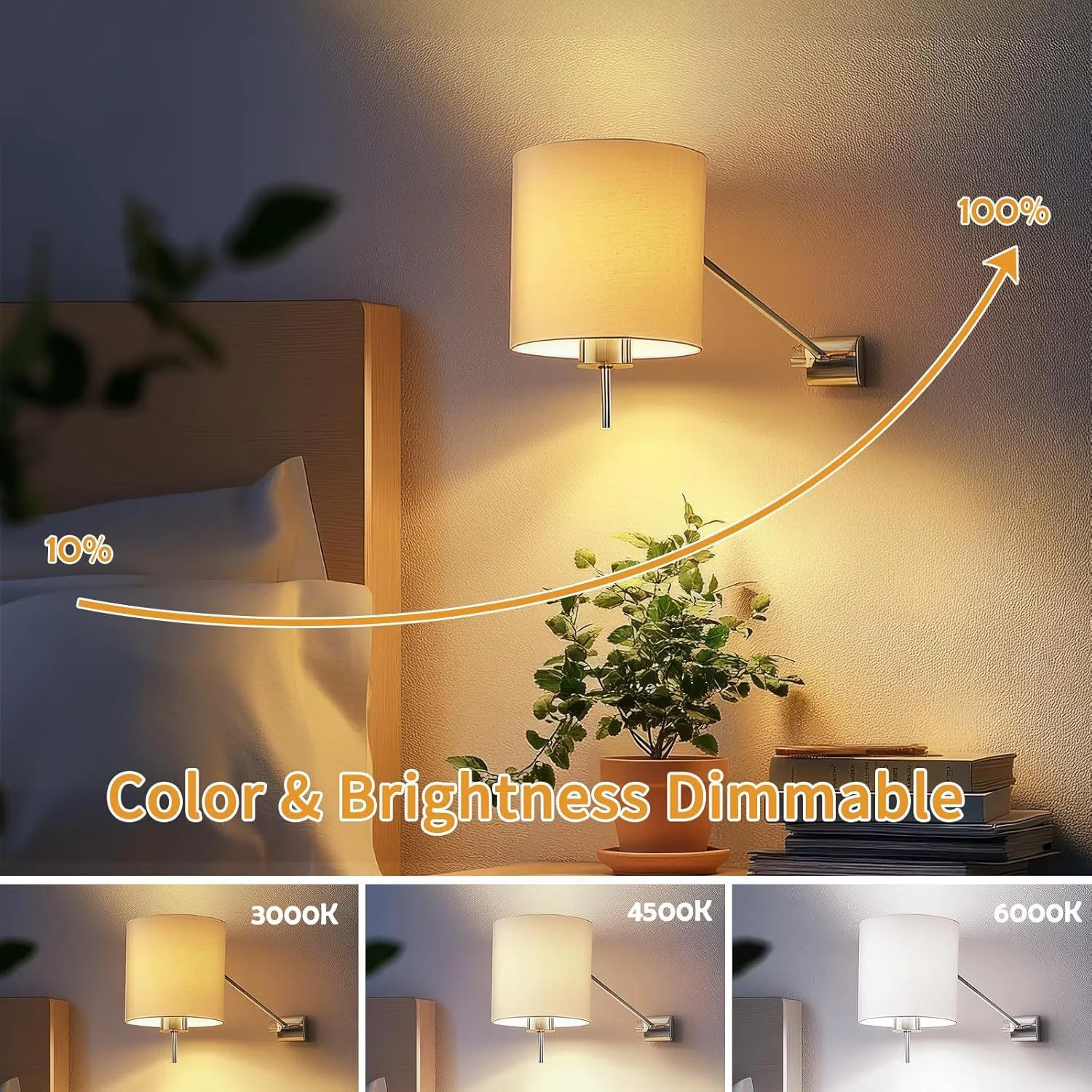 Rechargeable Light Bulb with Remote Control Dim & RGB, Timer, E27 Base,Backup Emergency Light for Home or Outdoor