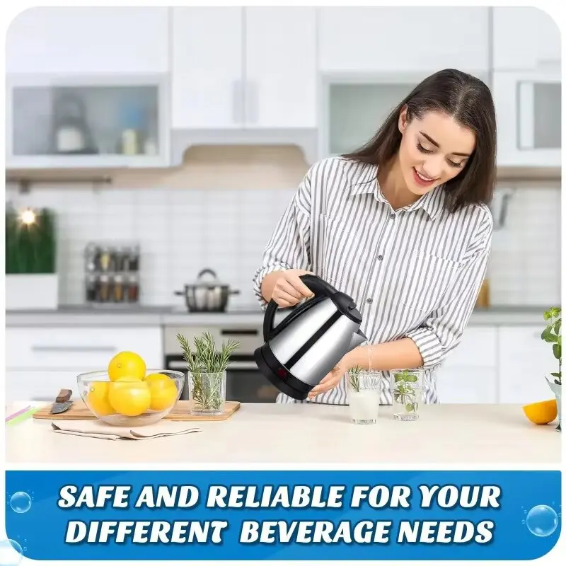 2L Electric Kettle Stainless Steel Kitchen Appliances Smart Kettle 1500W Whistle Kettle Samovar Tea Coffee Thermo Pot Gift