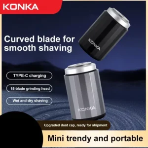 S423481f4f00149abb48a44c1d85ab0e2H.webp 2025 NEW Type-c Rechargable Mini Portable Waterproof Electric Shaver Strong High Speed Long Endurance Suitable Wet and Dry