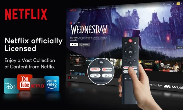 Salange Netflix Projector P92MAX Smart Android 13 1080P BT5.2 WiFi6 12000L Electronic Focus Auto Keyston 4K Movie HD Home Cinema