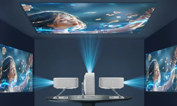 Salange Netflix Projector P92MAX Smart Android 13 1080P BT5.2 WiFi6 12000L Electronic Focus Auto Keyston 4K Movie HD Home Cinema