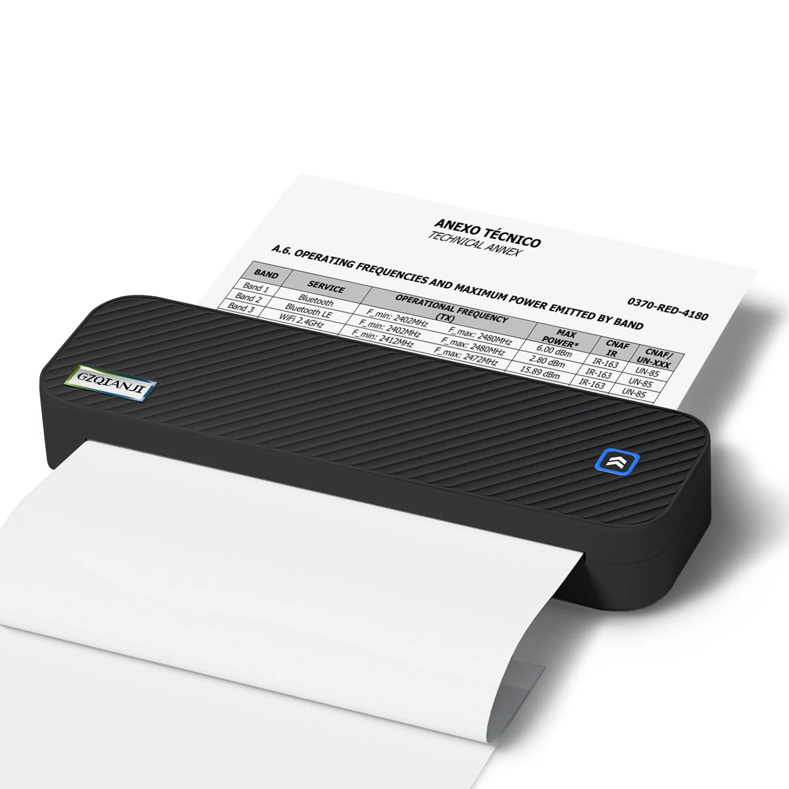 Inkless Portable A4 Thermal Printer Bluetooth PDF Excel Word Document Printing Machine Paper Roll For Office Work Home School
